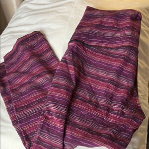 lululemon athletica Purple and Pink Cropped Pants